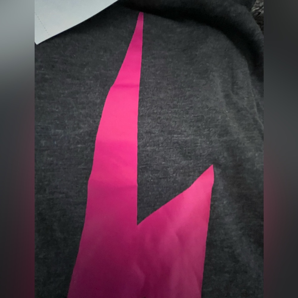 NWT FOR THE REPUBLIC Retro Lightening Bolt Graphic Women Cotton Blend Tee - Picture 7 of 7